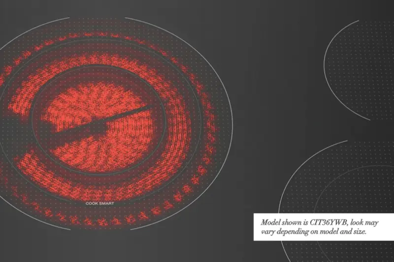 Know when your cooktop is hot
