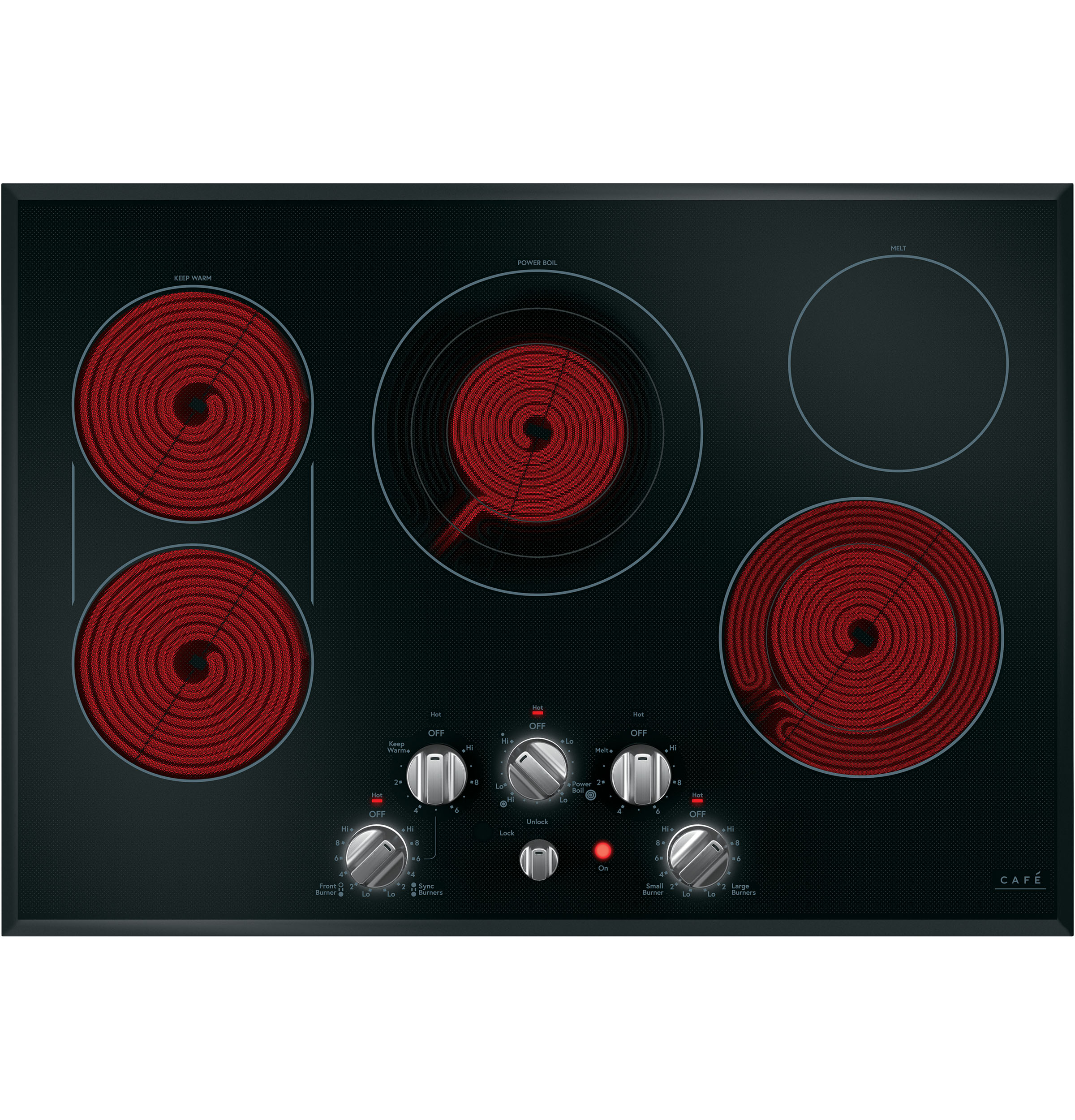 Café 30" Knob-control Electric Cooktop CEP70302MS1