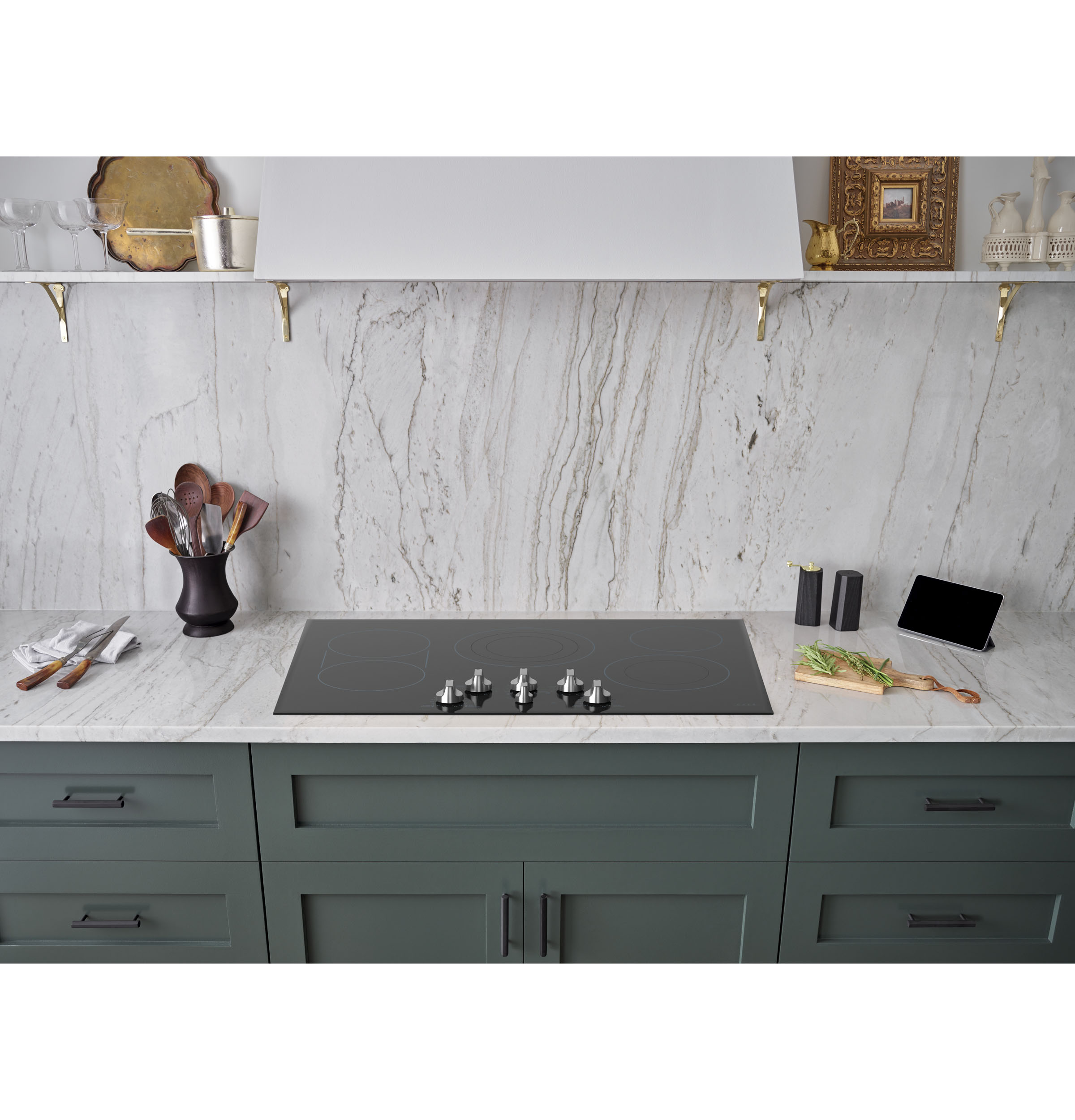 Café 30" Knob-control Electric Cooktop CEP70302MS1