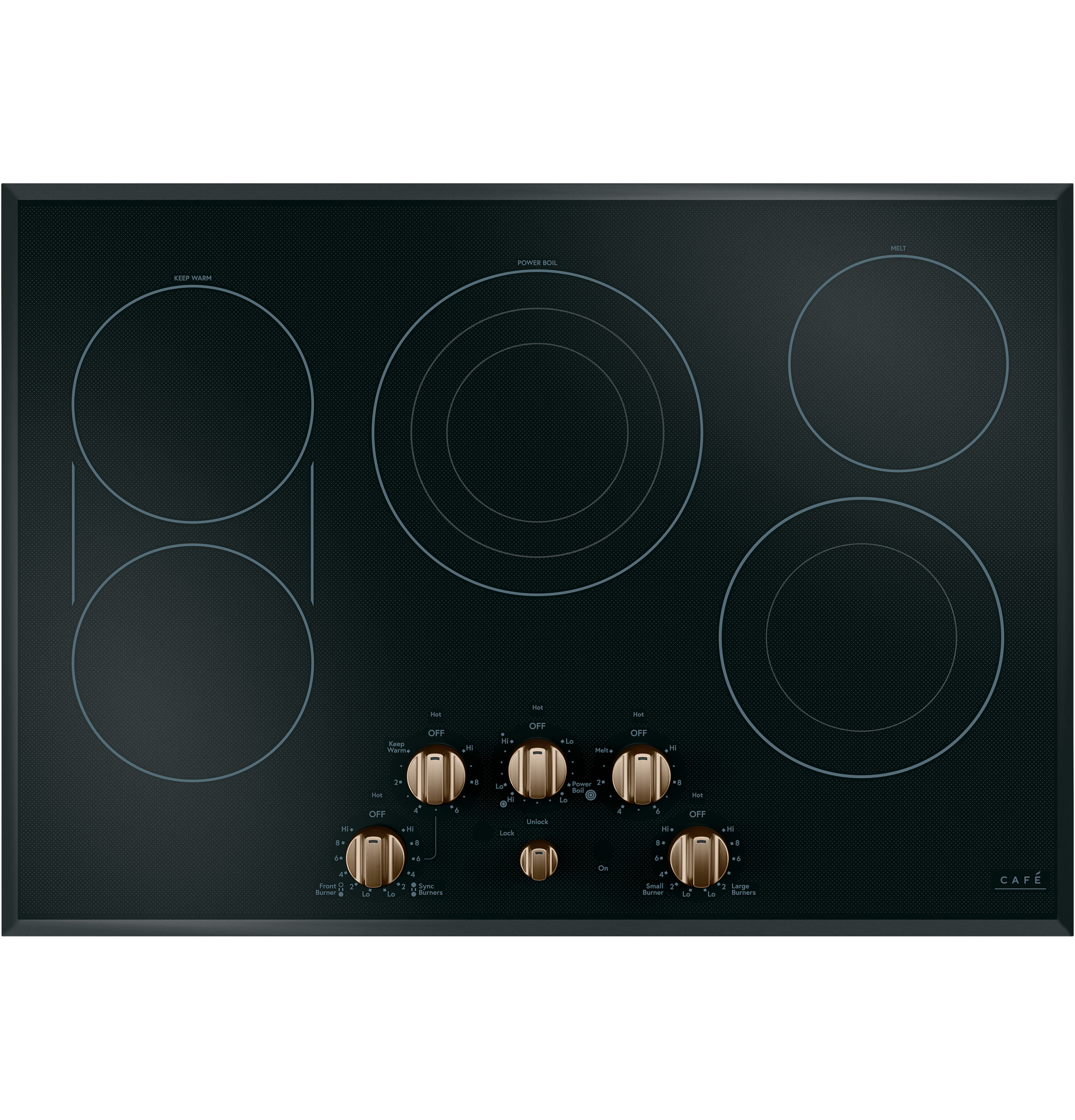 Café 30" Knob-control Electric Cooktop CEP70303MS2