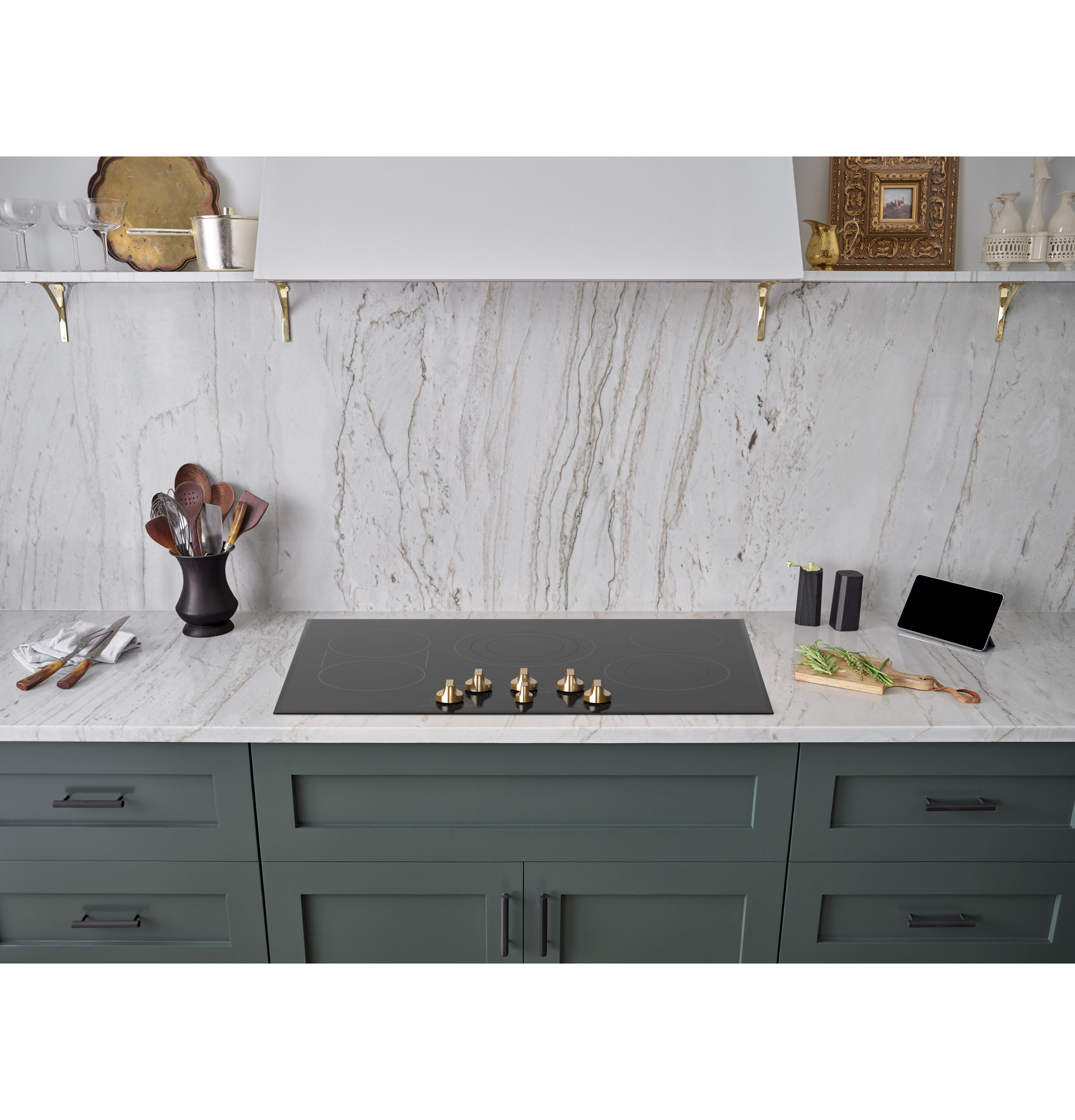 Café 30" Knob-control Electric Cooktop CEP70303MS2