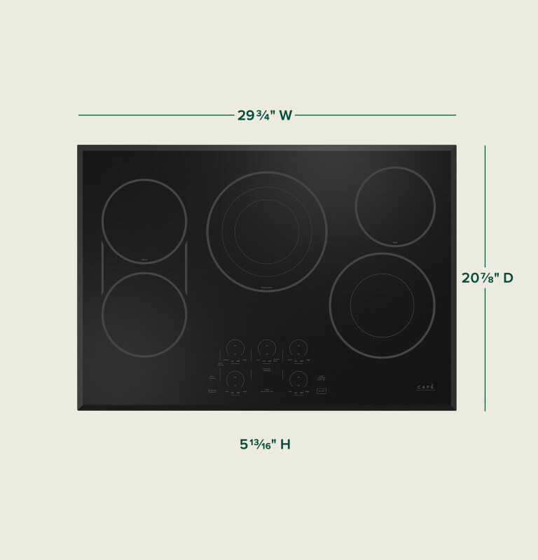 CAFÉ™ 30" Touch-Control Electric Cooktop view 10