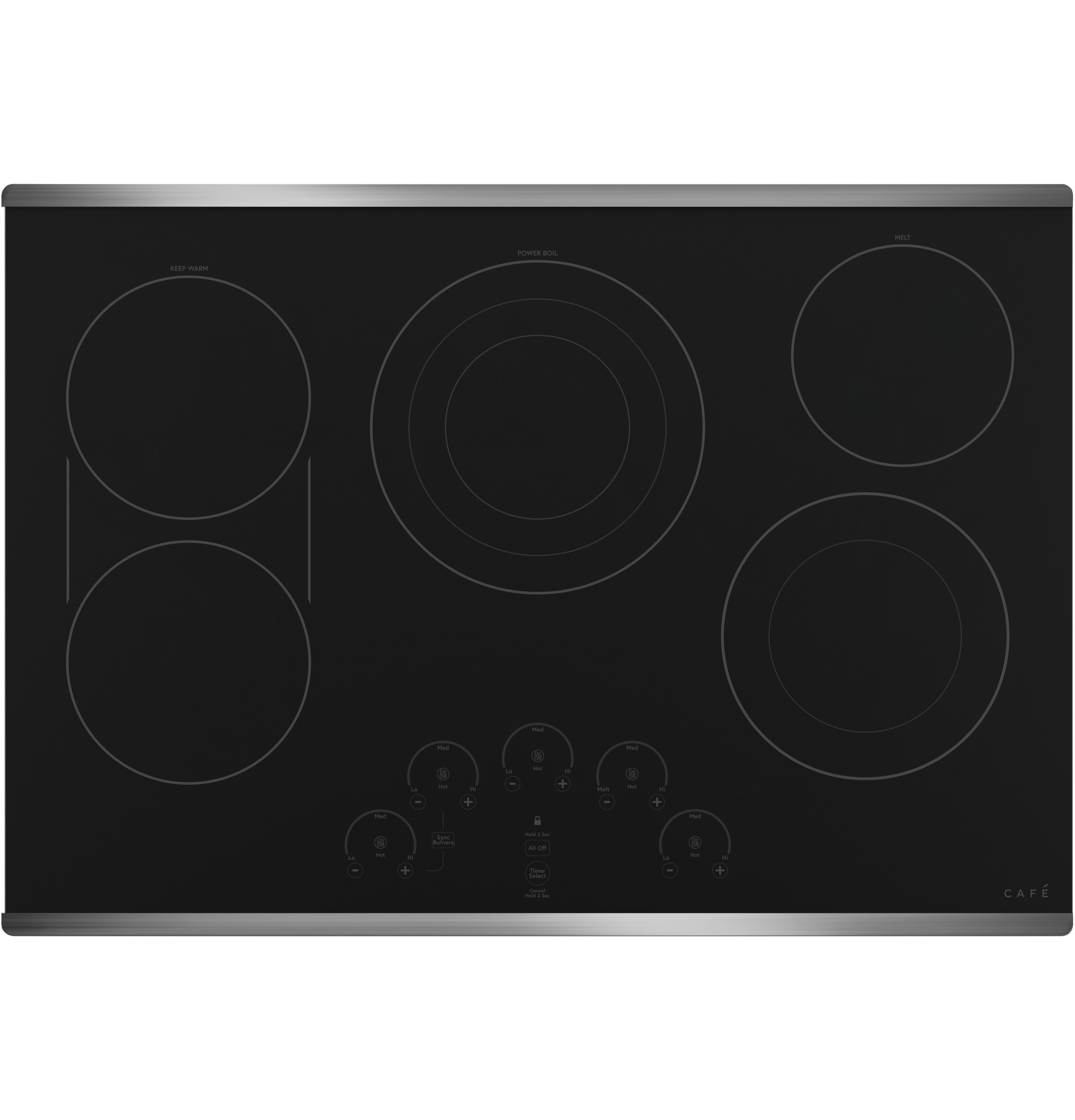 Café 30" Touch-control Electric Cooktop CEP90302NSS