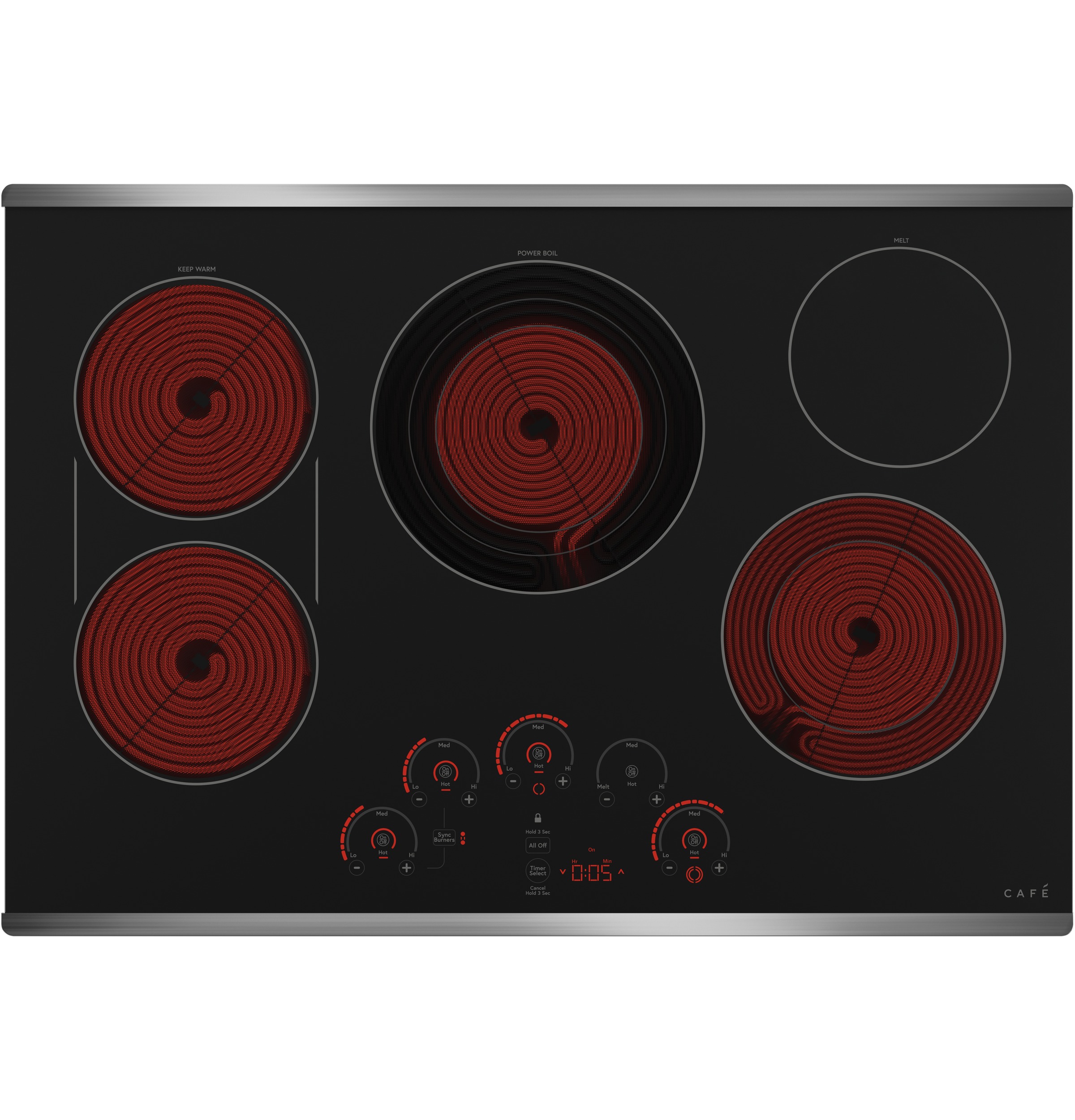 Café 30" Touch-control Electric Cooktop CEP90302NSS
