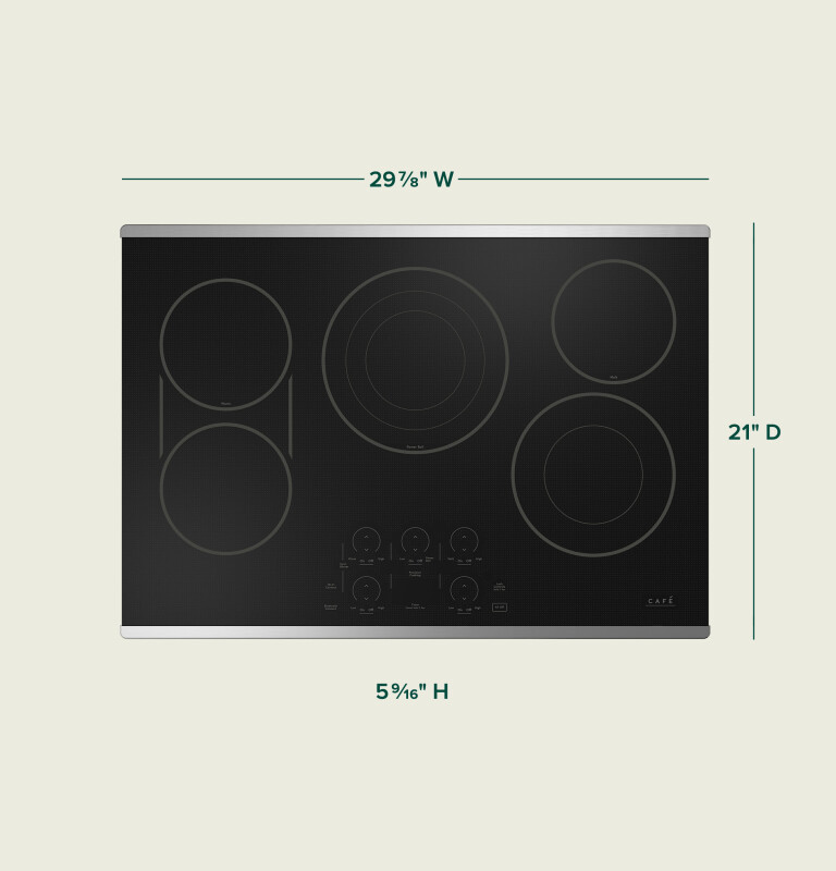 CAFÉ™ 30" Touch-Control Electric Cooktop view 11