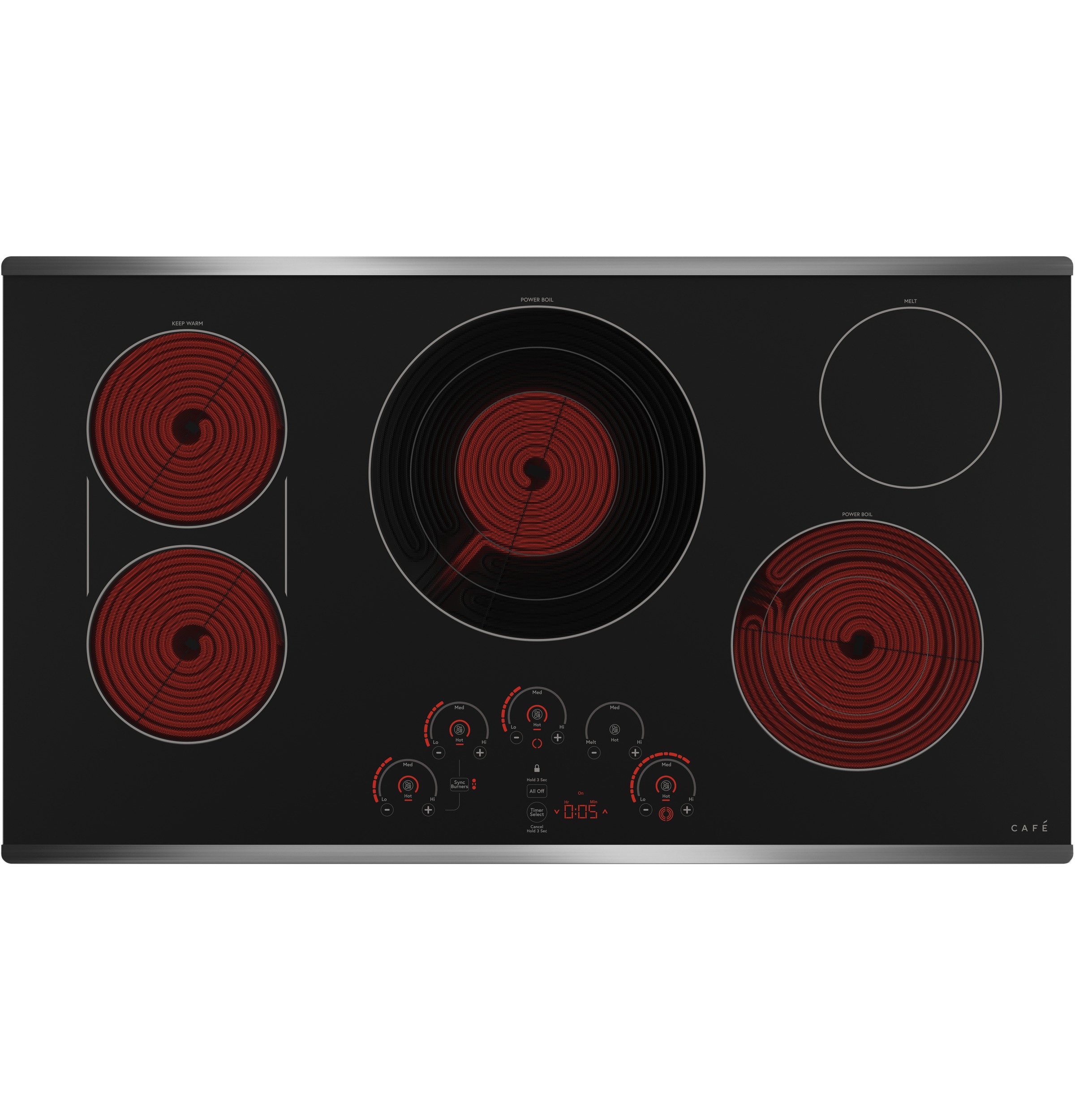 Café 36" Touch-control Electric Cooktop CEP90362NSS