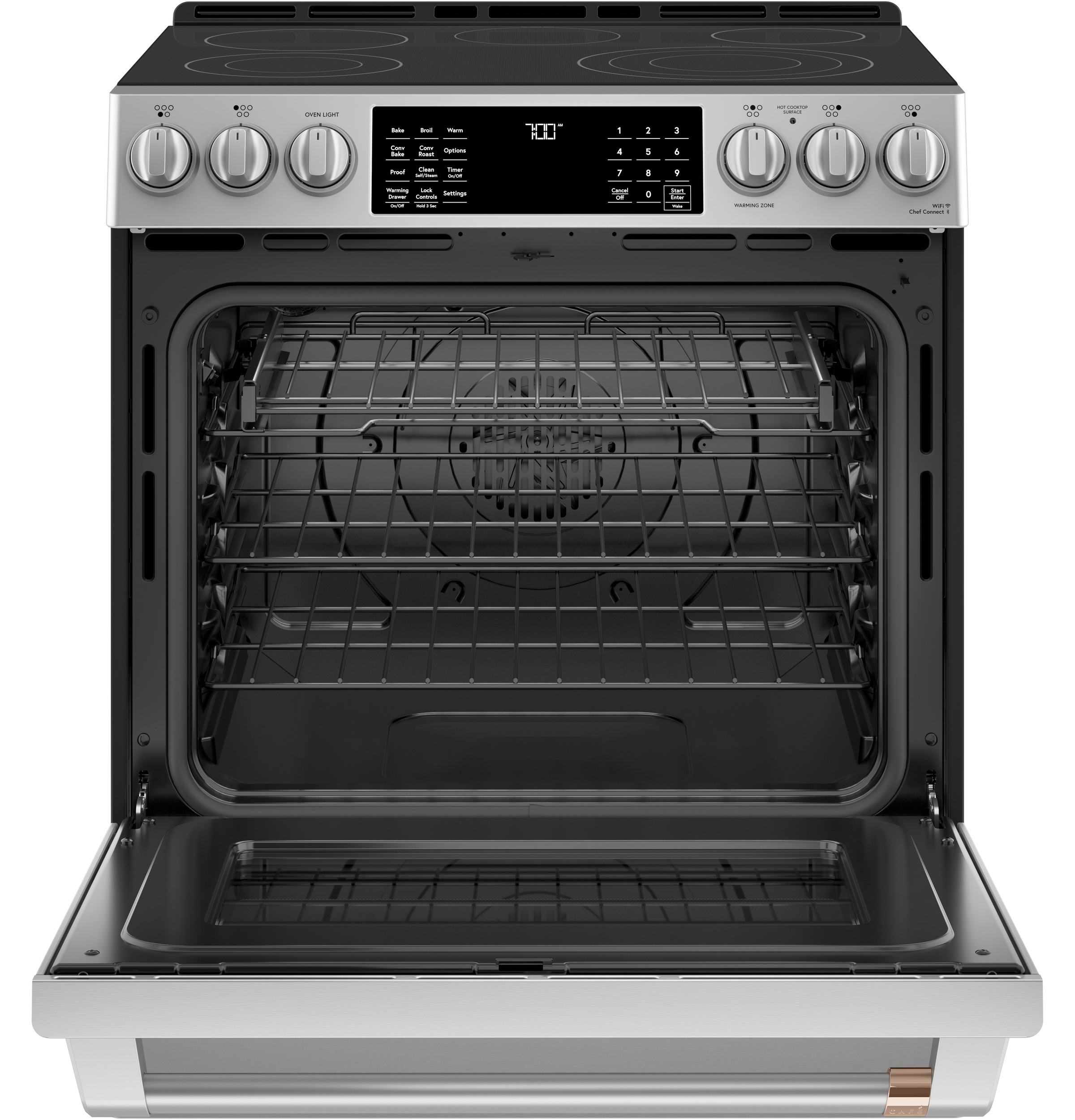 CAFÉ™ 30" Smart Slide-In, Front-Control, Radiant and Convection Range view 23