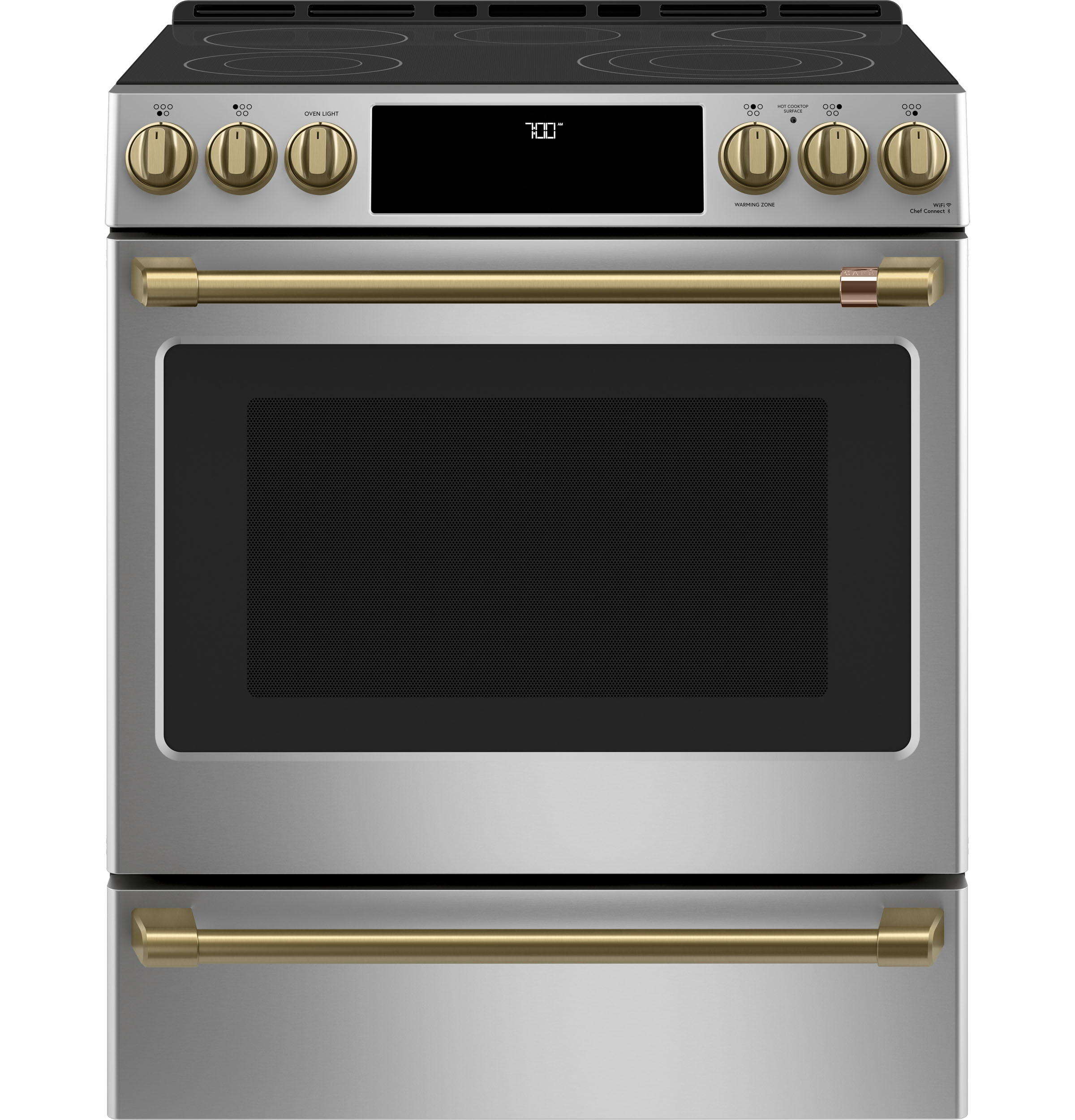 CAFÉ™ 30" Smart Slide-In, Front-Control, Radiant and Convection Range view 3