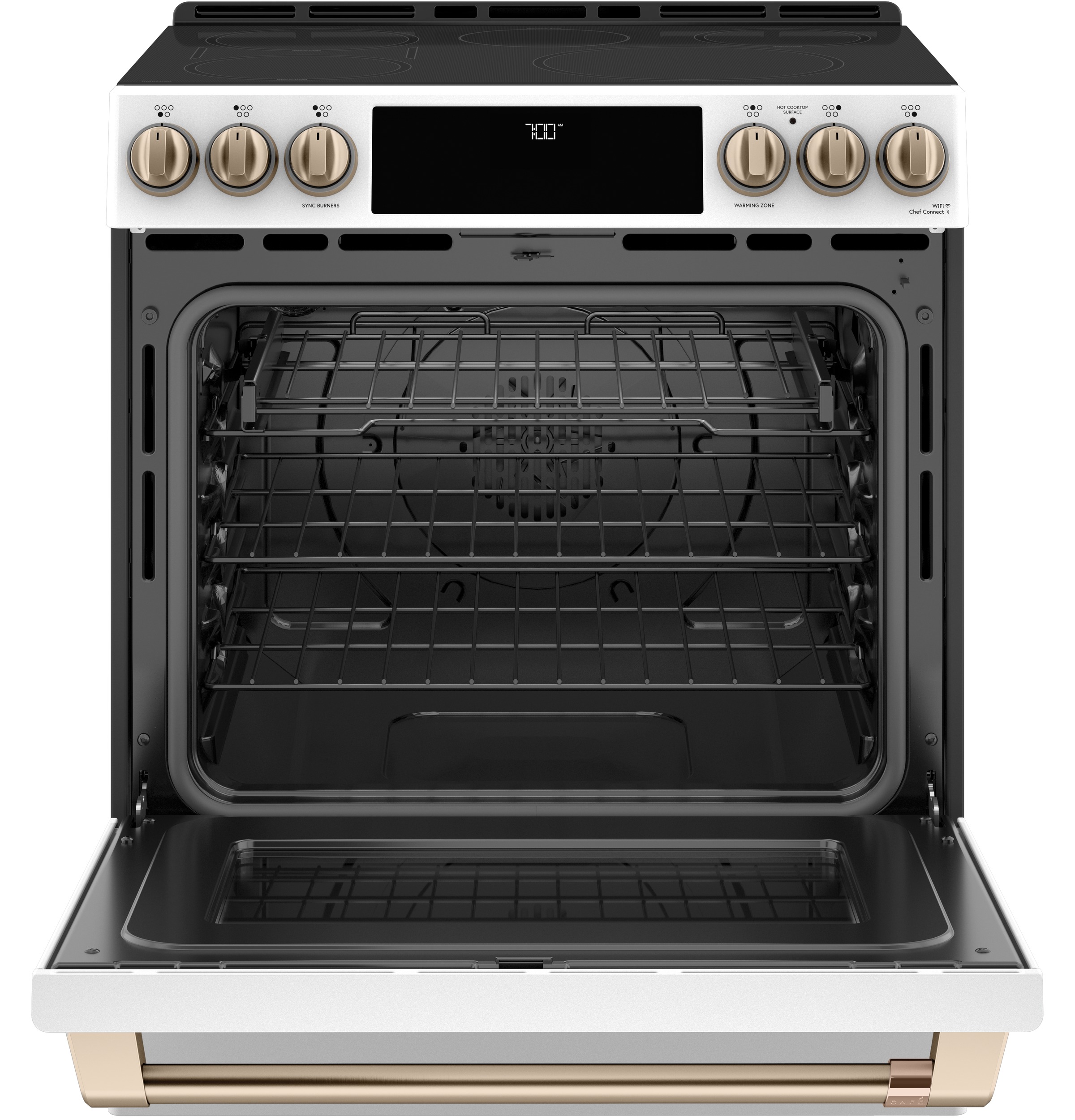 CAFÉ™ 30" Smart Slide-In, Front-Control, Radiant and Convection Range view 14