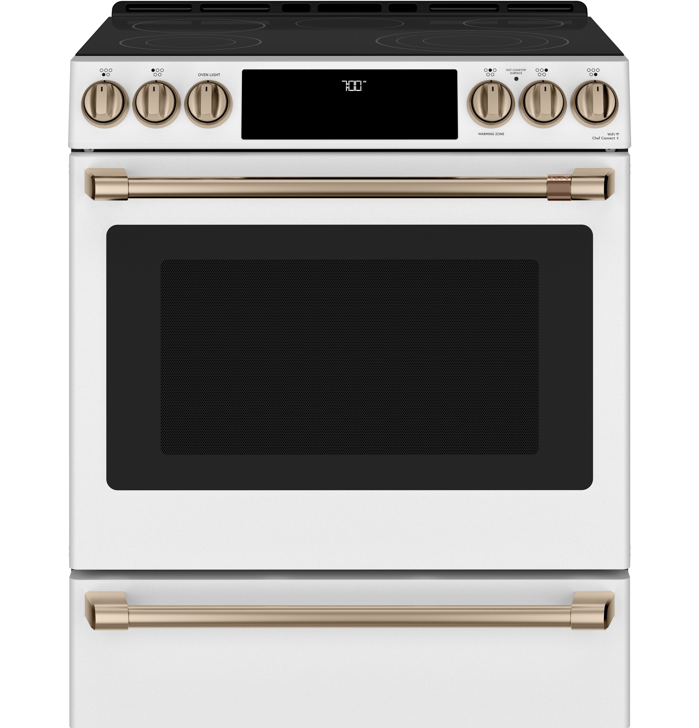 CAFÉ™ 30" Smart Slide-In, Front-Control, Radiant and Convection Range view 5