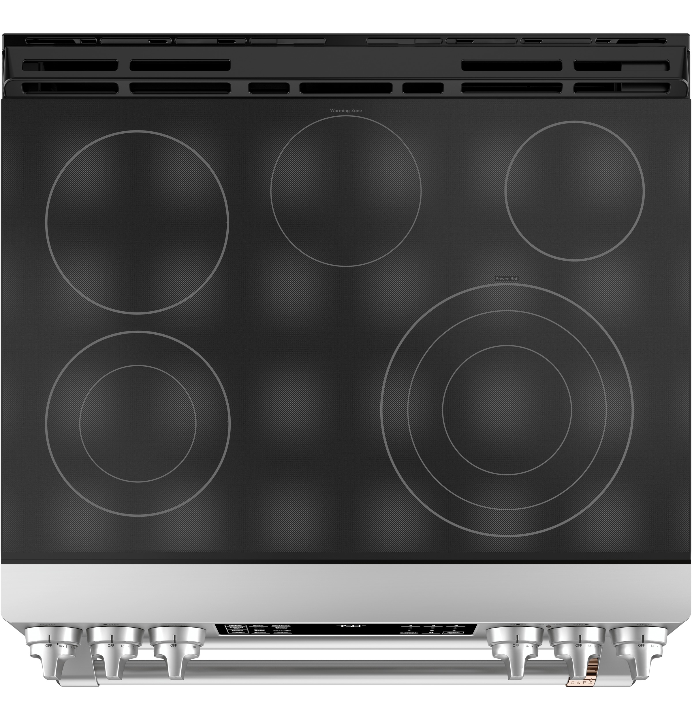 CAFÉ™ 30" Smart Slide-In, Front-Control, Radiant and Convection Double-Oven Range view 25