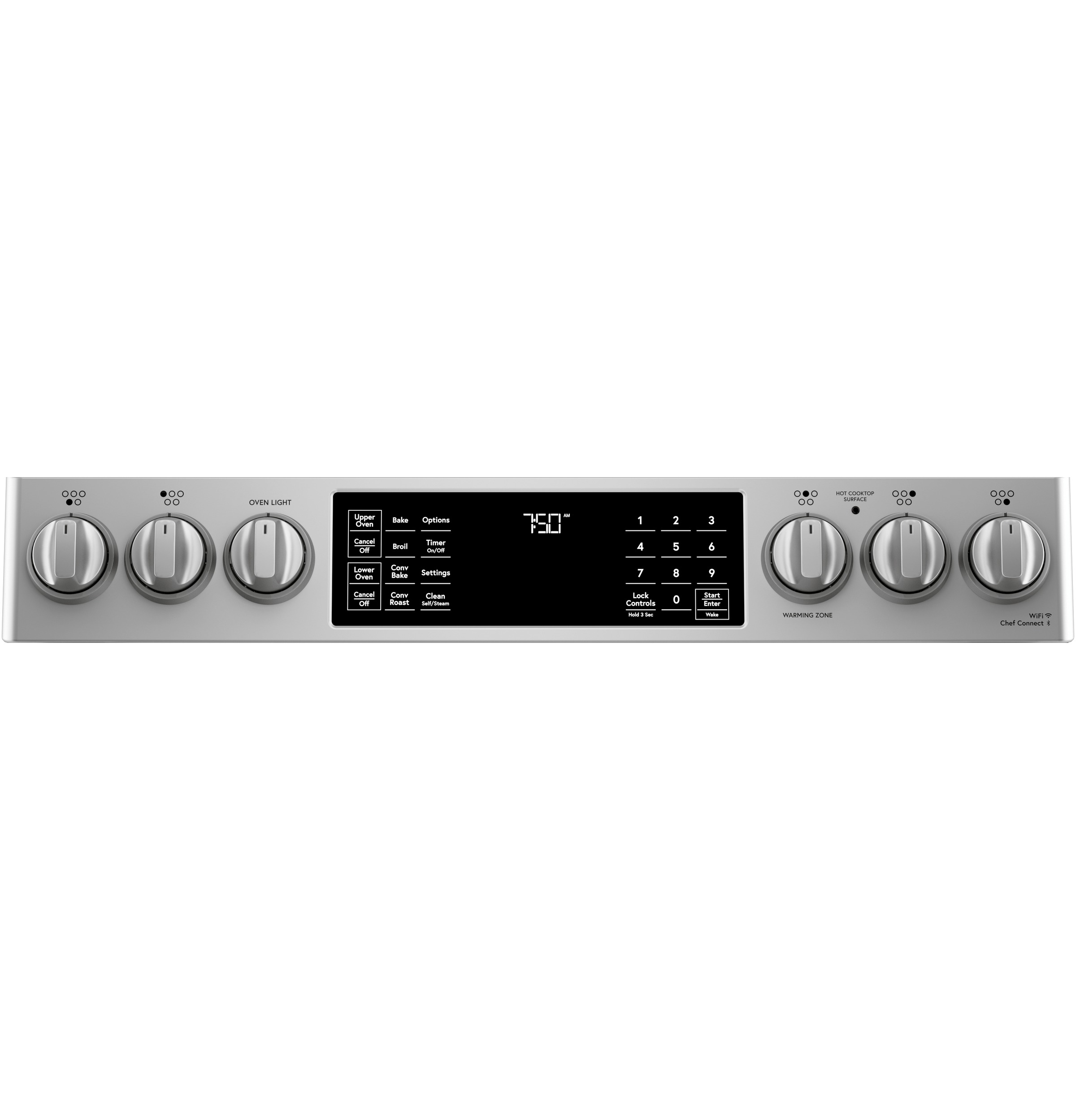 CAFÉ™ 30" Smart Slide-In, Front-Control, Radiant and Convection Double-Oven Range view 23