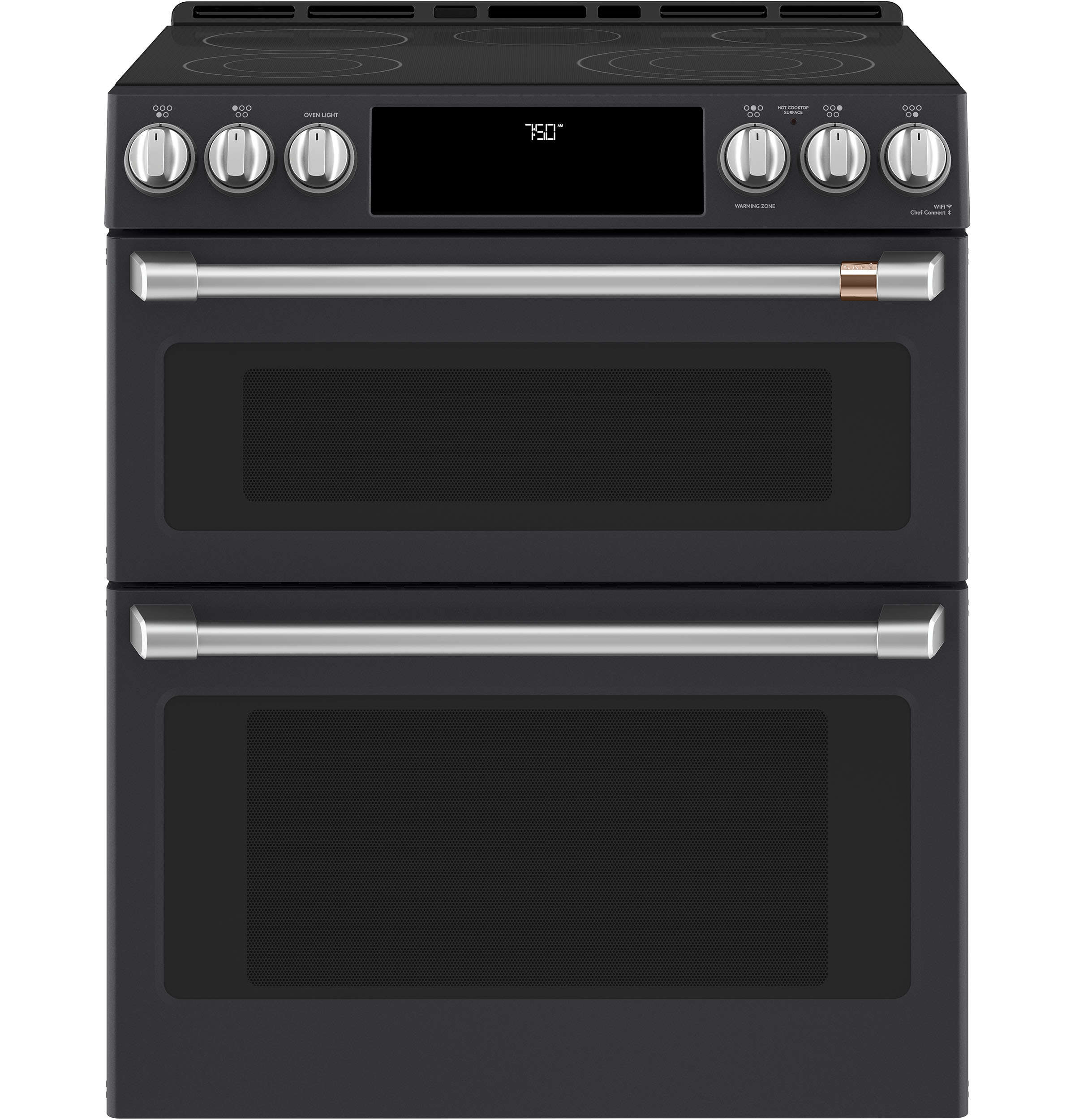 30" Smart Slide-In, Front-Control, Radiant and Convection Double-Oven Range CES750P3MD1
