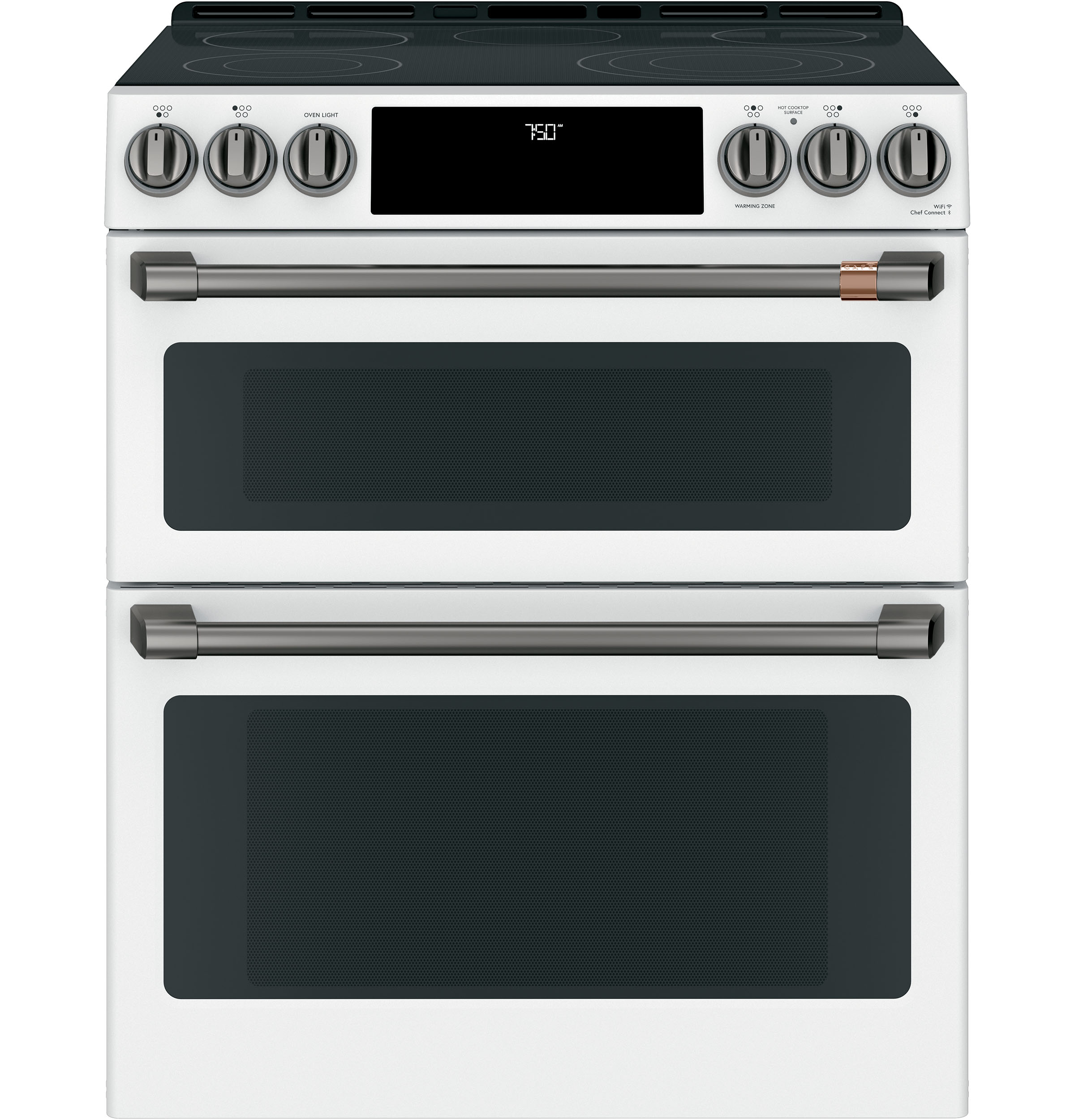 CAFÉ™ 30" Smart Slide-In, Front-Control, Radiant and Convection Double-Oven Range view 5