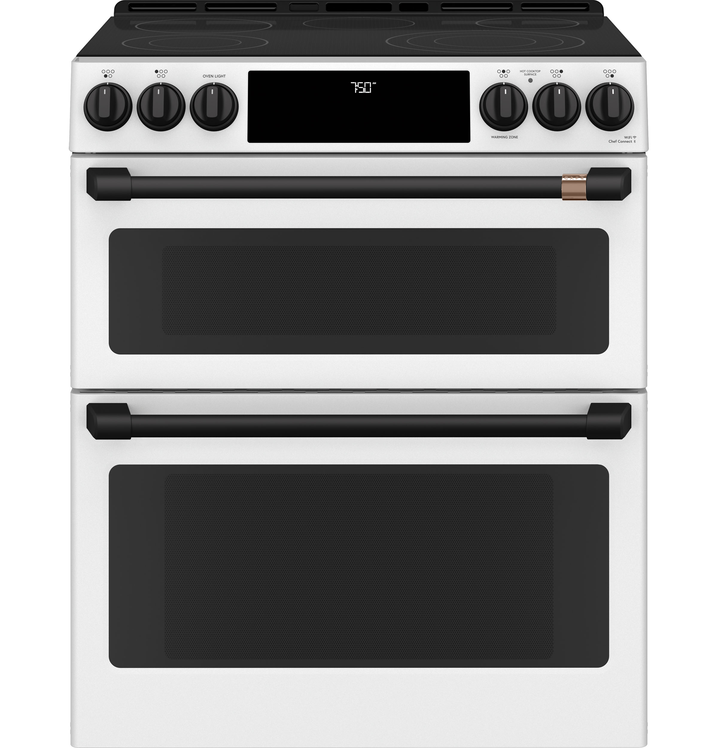 CAFÉ™ 30" Smart Slide-In, Front-Control, Radiant and Convection Double-Oven Range view 27