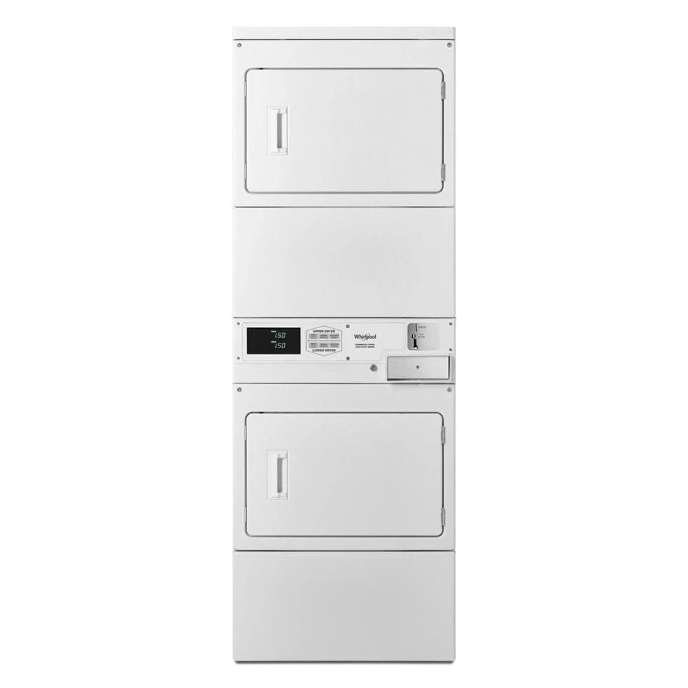 Commercial Electric Stack Dryer with Factory-Installed Coin Drop and Coin Box CESP2958JQ