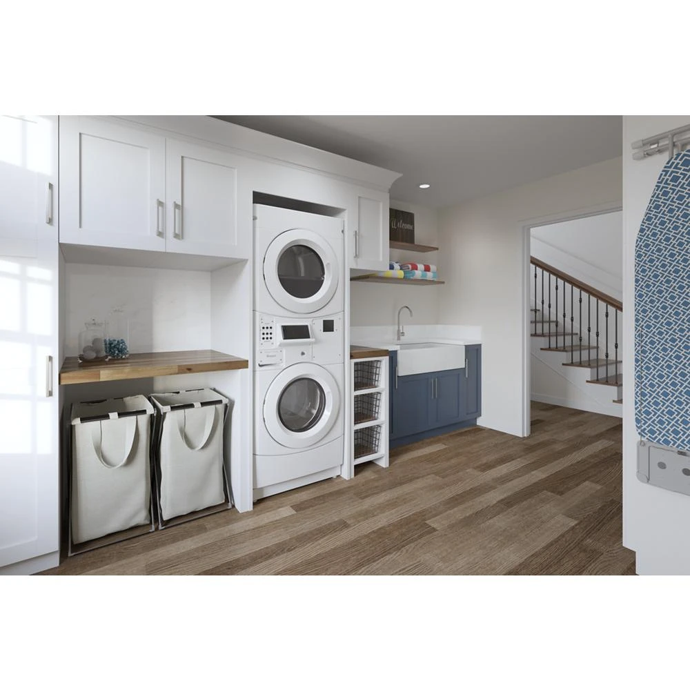 Commercial Electric Stack Washer/Dryer, Non-Vend view 4