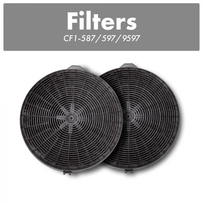 Set of Two(2) Charcoal Filters for Models 587/597/9597 (CF1) CF15875979597