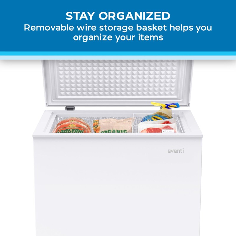 Avanti 5.0 cu. ft. Garage Ready Convertible Chest Freezer view 5