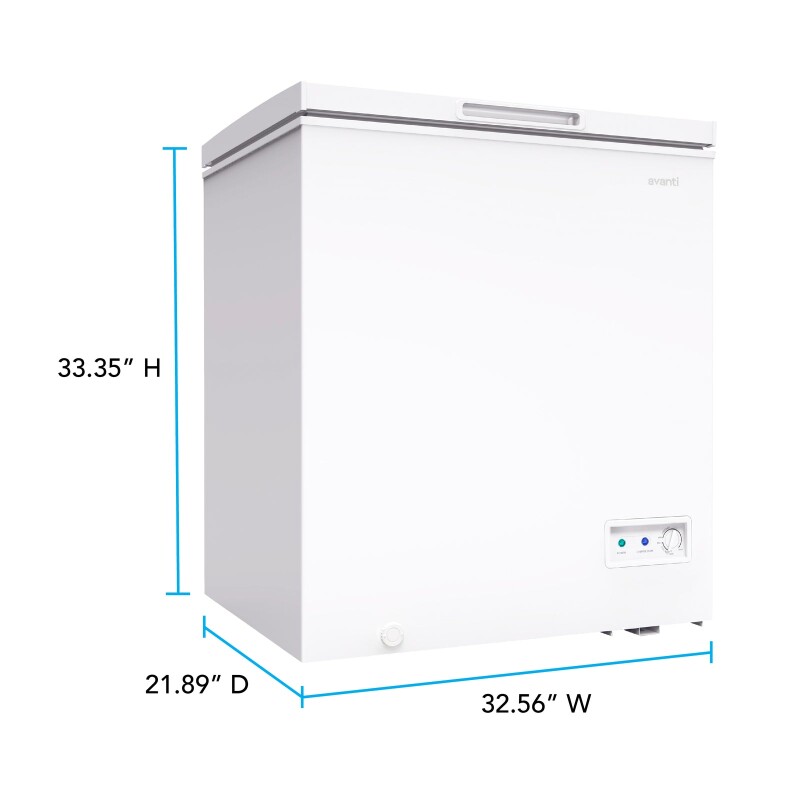 Avanti 7.0 cu. ft. Garage Ready Convertible Chest Freezer CF7F0W