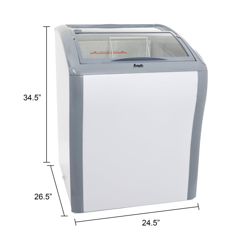 Avanti 4.2 cu. ft. Commercial Sliding Glass Top Freezer or Refrigerator view 3