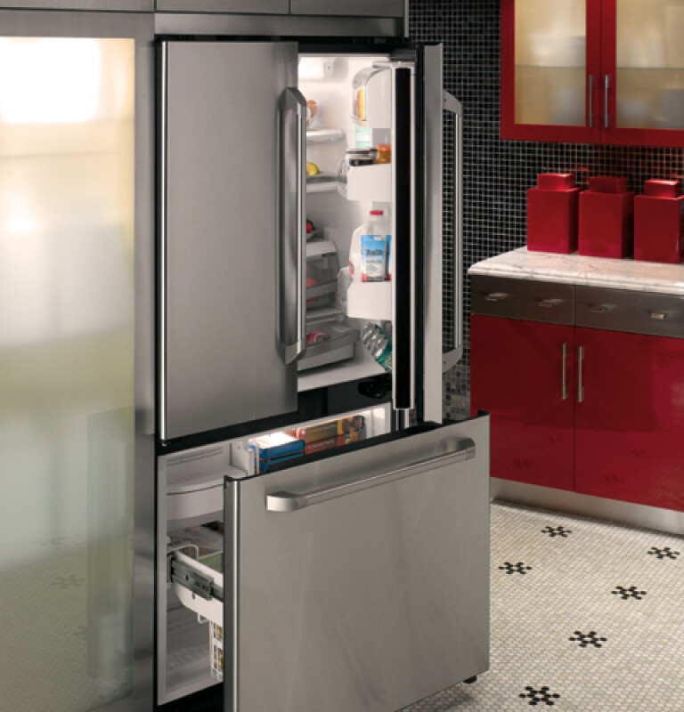GE Series 20.9 Cu. Ft. Counter-Depth French-Door Refrigerator CFCP1NIXSS