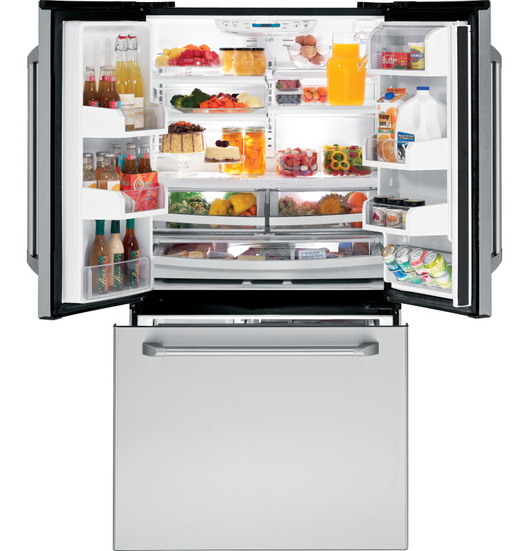 GE Series 20.7 Cu. Ft. Counter-Depth French-Door Refrigerator CFCP1NIZSS