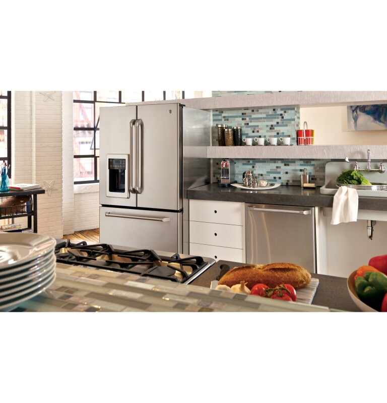 GE Series 20.7 Cu. Ft. Counter-Depth French-Door Refrigerator CFCP1NIZSS