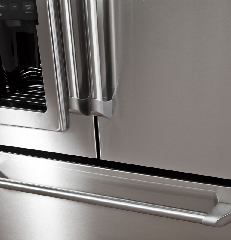 Café Series 21.3 Cu. Ft. Counter-depth French-door Refrigerator CFCP1RKBSS