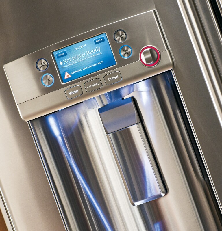 Café Series 27.8 Cu. Ft. French-door Refrigerator With Hot Water Dispenser CFE28TSHSS
