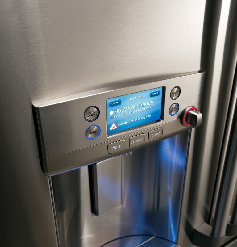 Café Series 27.8 Cu. Ft. French-door Refrigerator With Hot Water Dispenser CFE28TSHSS