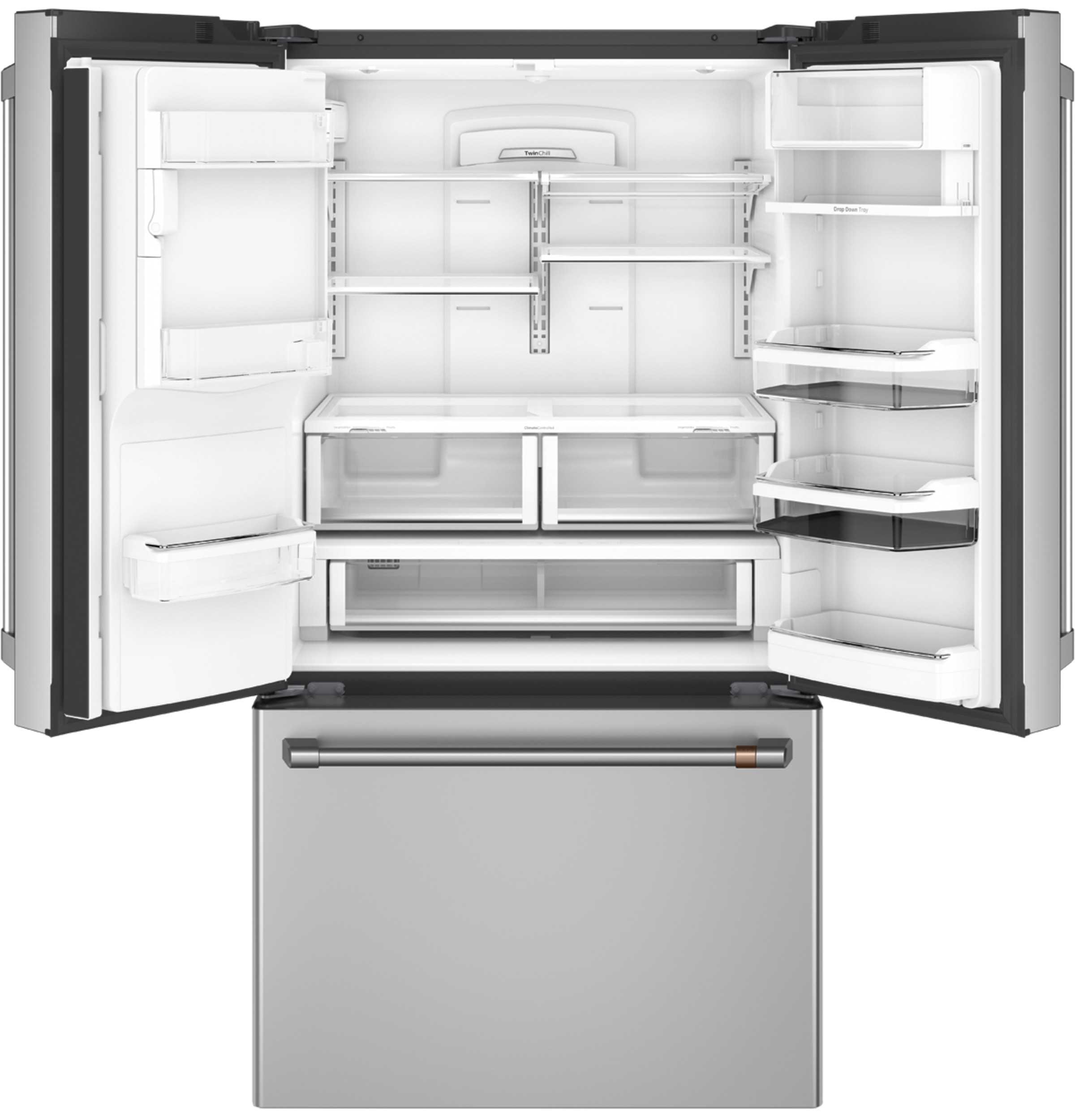 Café 27.7 Cu. Ft. Smart French-door Refrigerator With Keurig K-cup Brewing System CFE28UP2MS1