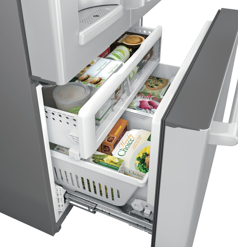 Café Series 27.8 Cu. Ft. French-door Refrigerator With Keurig K-cup Brewing System CFE28USHSS