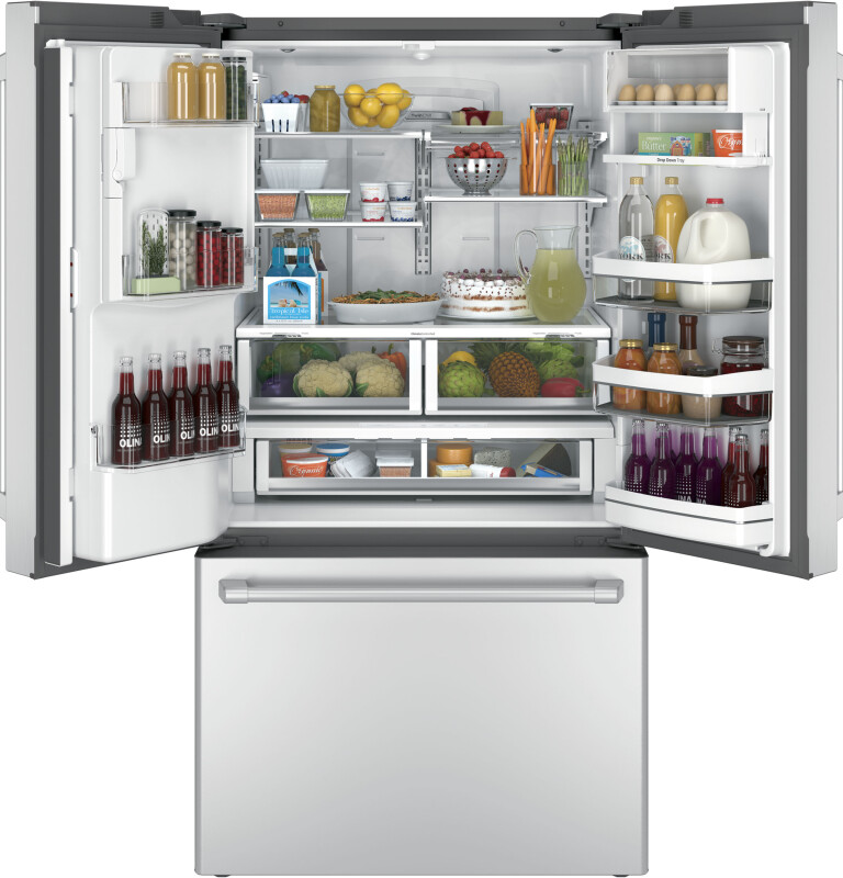 Café Series 27.8 Cu. Ft. French-door Refrigerator With Keurig K-cup Brewing System CFE28USHSS