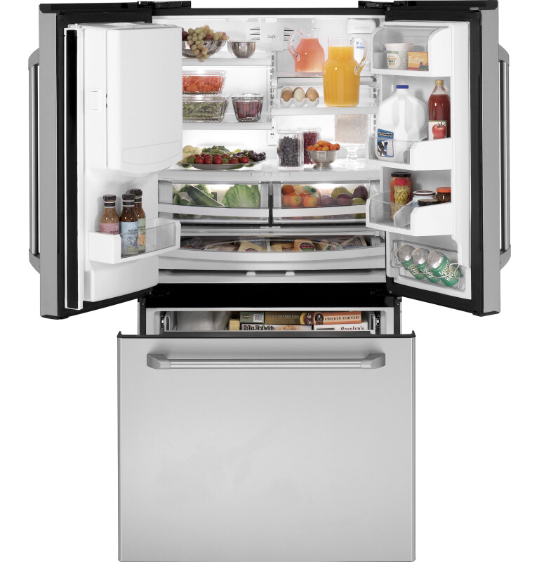 Café Series 25.1 Cu. Ft. French-door Refrigerator CFSP5RKBSS