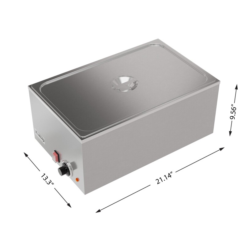 21 Qt. One-Section Electric Countertop Food Warmer CFW1, product image 6 of 9