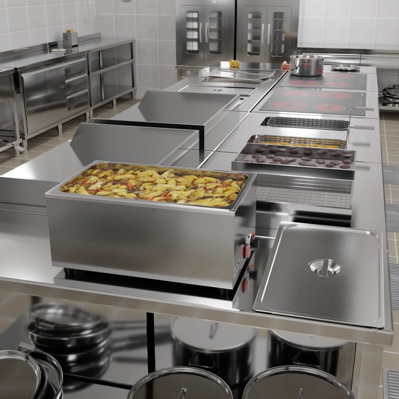 21 Qt. One-Section Electric Countertop Food Warmer CFW1, product image 8 of 9