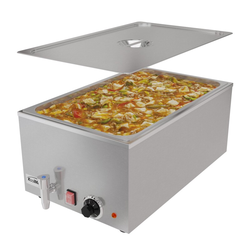 21 Qt. One-Section Electric Countertop Food Warmer With Faucet CFW1T