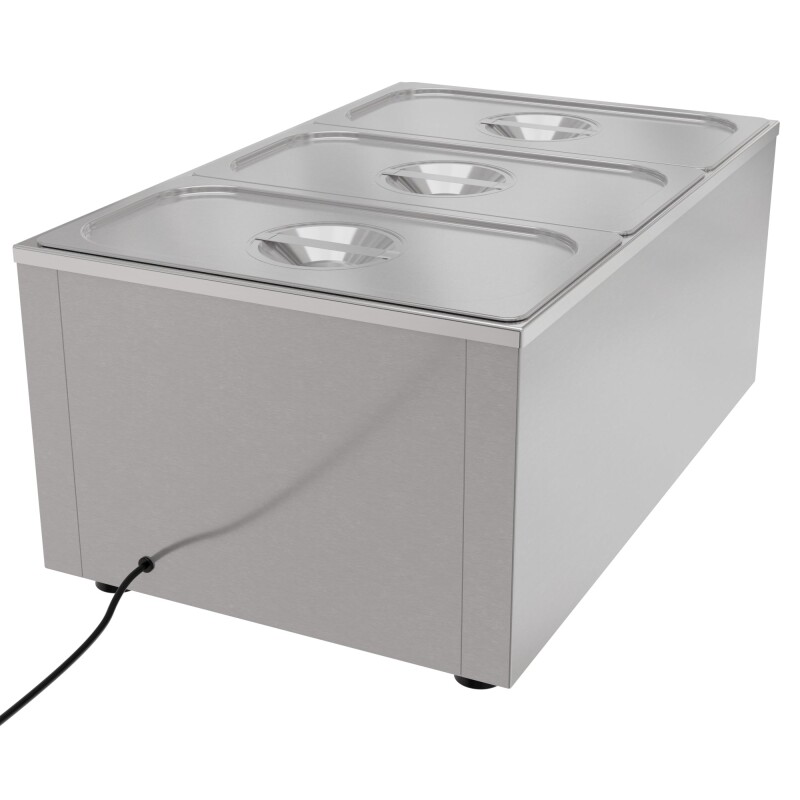 6 Qt. Three-Section Electric Countertop Food Warmer CFW3, product image 2 of 10