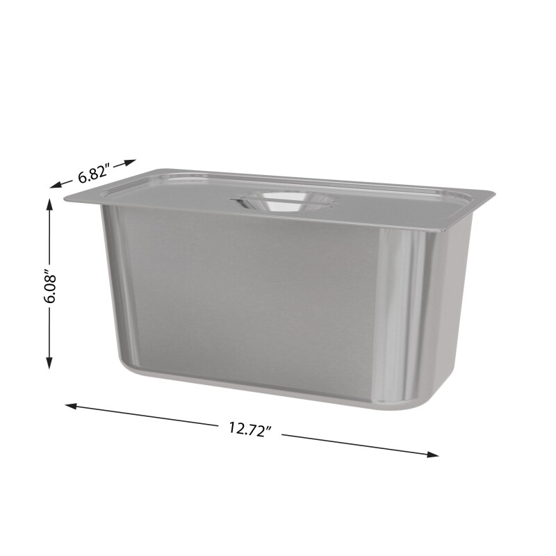 6 Qt. Three-Section Electric Countertop Food Warmer CFW3, product image 7 of 10