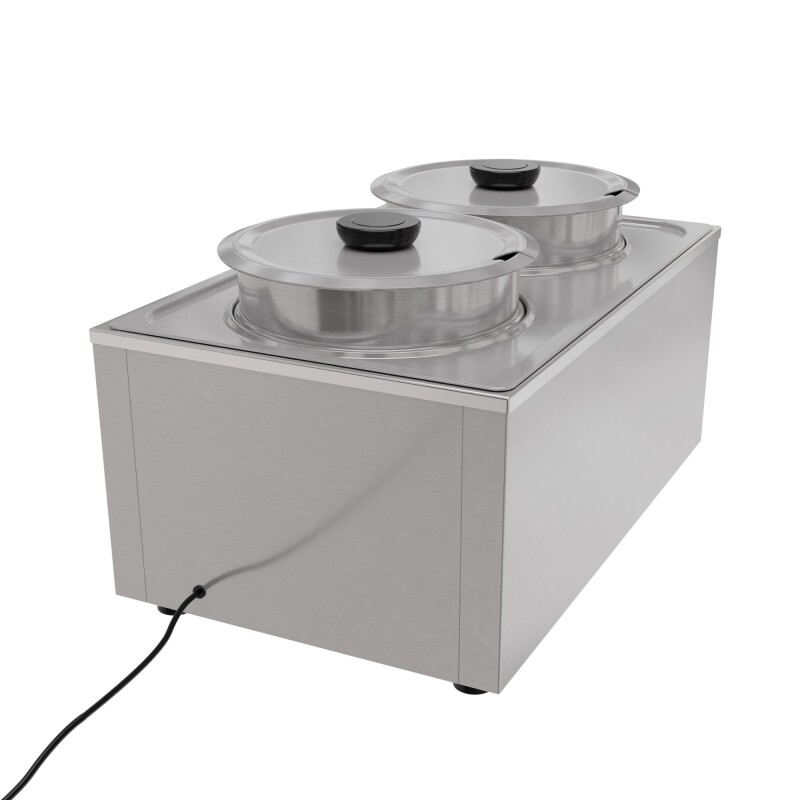 8 Qt. Two-Pot Electric Countertop Food Warmer With Faucet CFW4T, product image 2 of 10