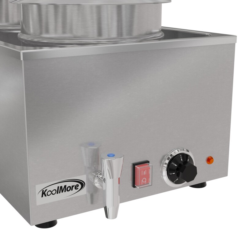 8 Qt. Two-Pot Electric Countertop Food Warmer With Faucet CFW4T, product image 5 of 10