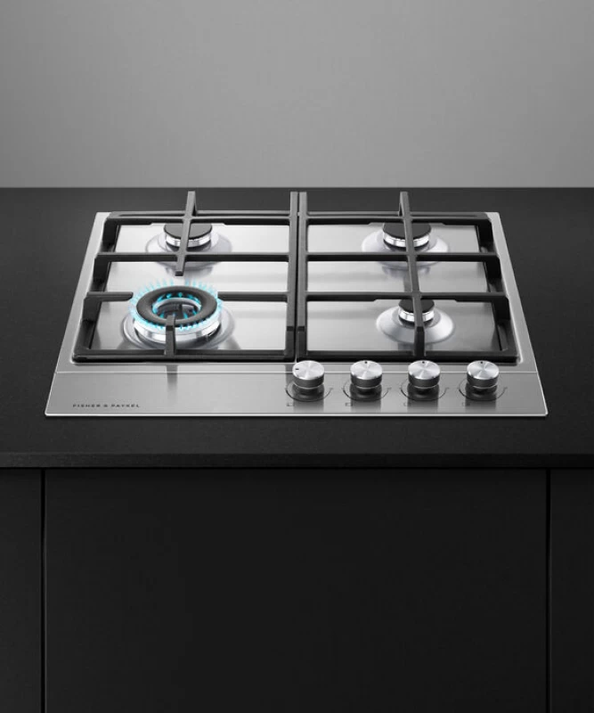 Gas on Steel Cooktop, 24" view 2