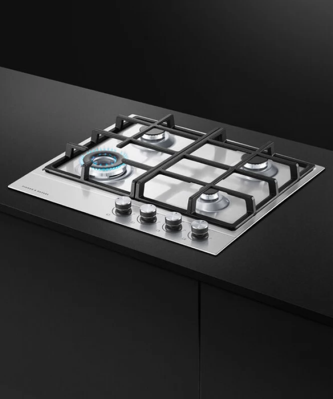 Gas on Steel Cooktop, 24" view 3