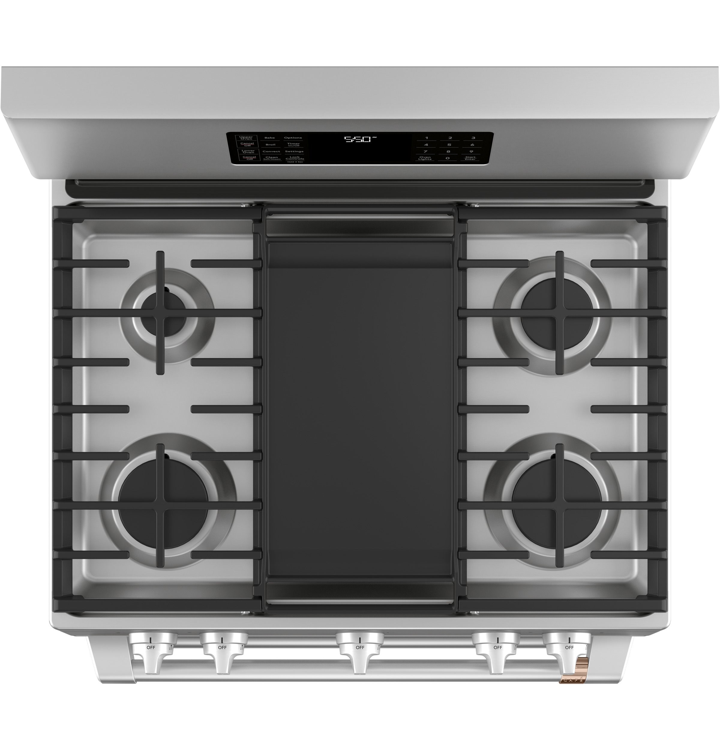 Café 30" Smart Free-standing Gas Double-oven Range With Convection CGB550P2MS1