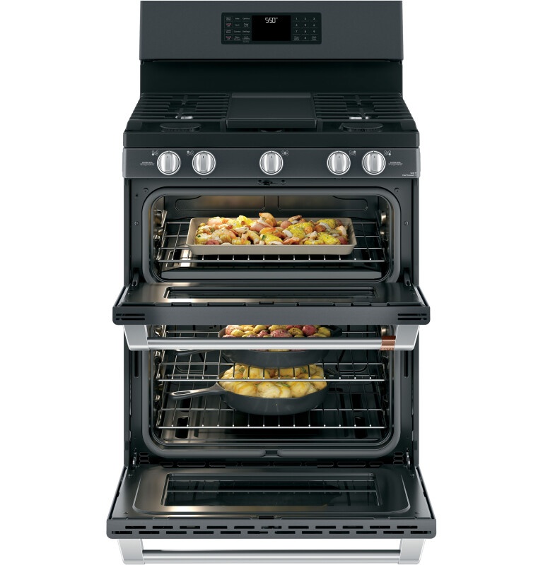 Café 30" Smart Free-standing Gas Double-oven Range With Convection CGB550P3MD1