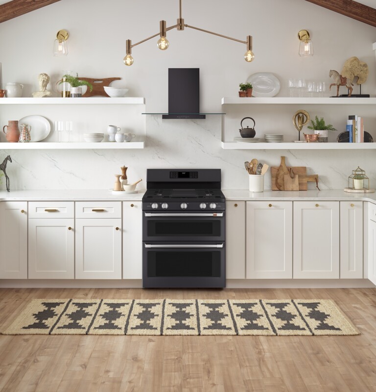 Café 30" Smart Free-standing Gas Double-oven Range With Convection CGB550P3MD1