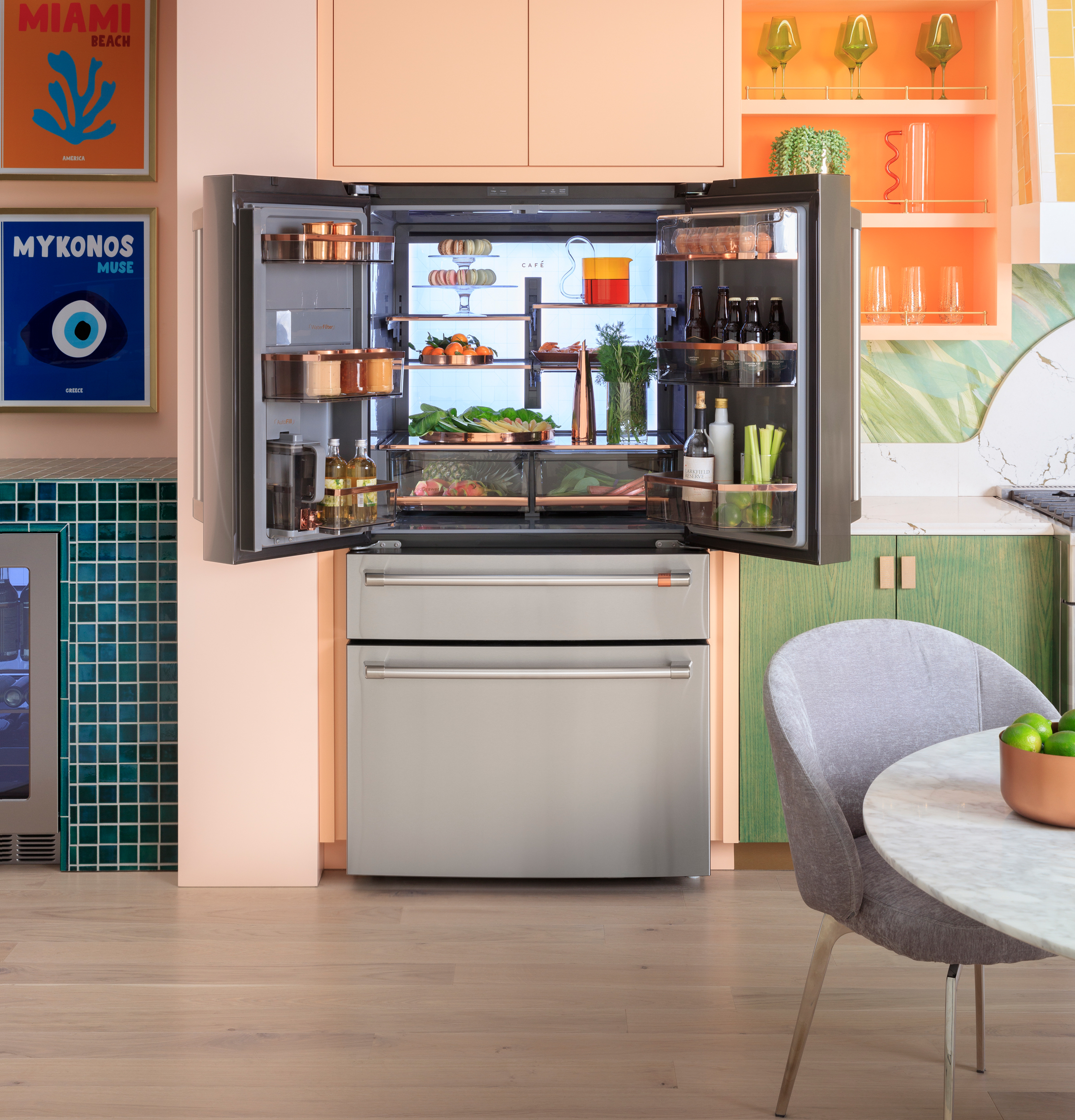 CAFÉ™ ENERGY STAR® 28.7 Cu. Ft. Smart 4-Door French-Door Refrigerator With Dual-Dispense AutoFill Pitcher view 5