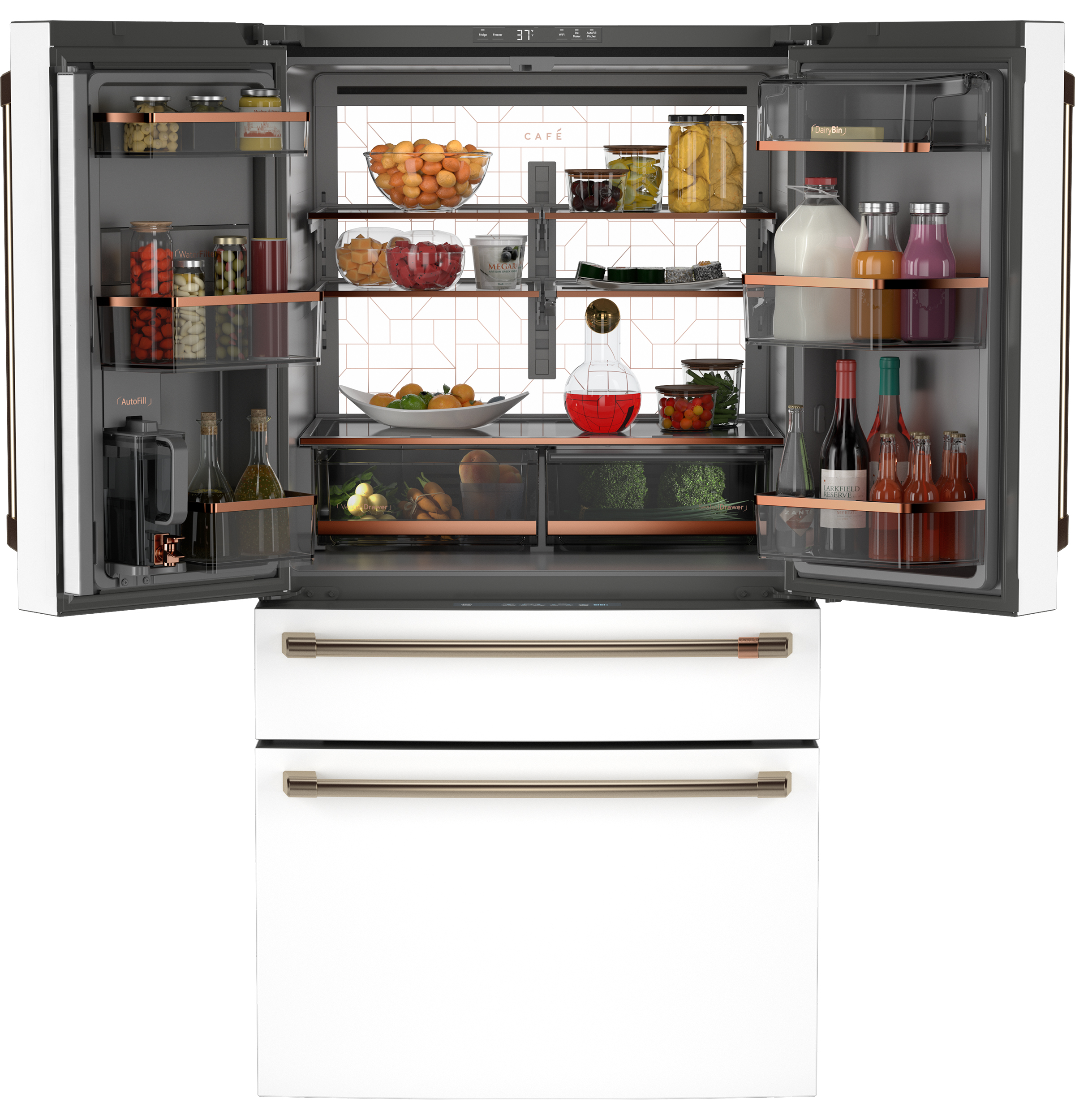 CAFÉ™ ENERGY STAR® 28.7 Cu. Ft. Smart 4-Door French-Door Refrigerator With Dual-Dispense AutoFill Pitcher view 22