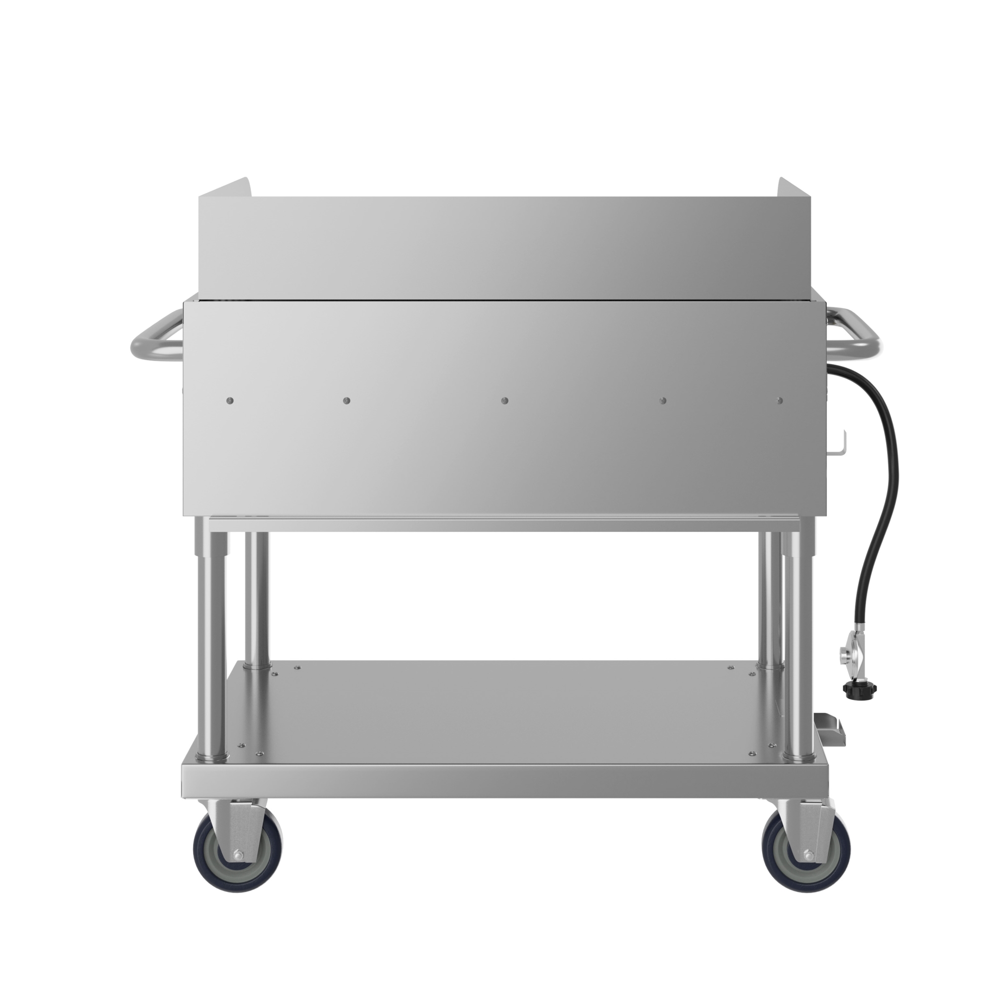 36 in. Commercial Outdoor Propane Grill with Griddle in Stainless-Steel, ETL Listed CGKIT336G